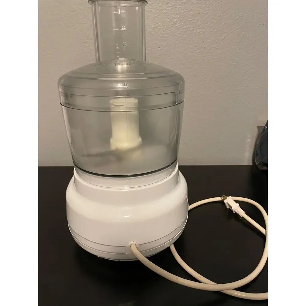KitchenAid KFP600WW Ultra Power Food Processor White Bowl Lid S Blade France
